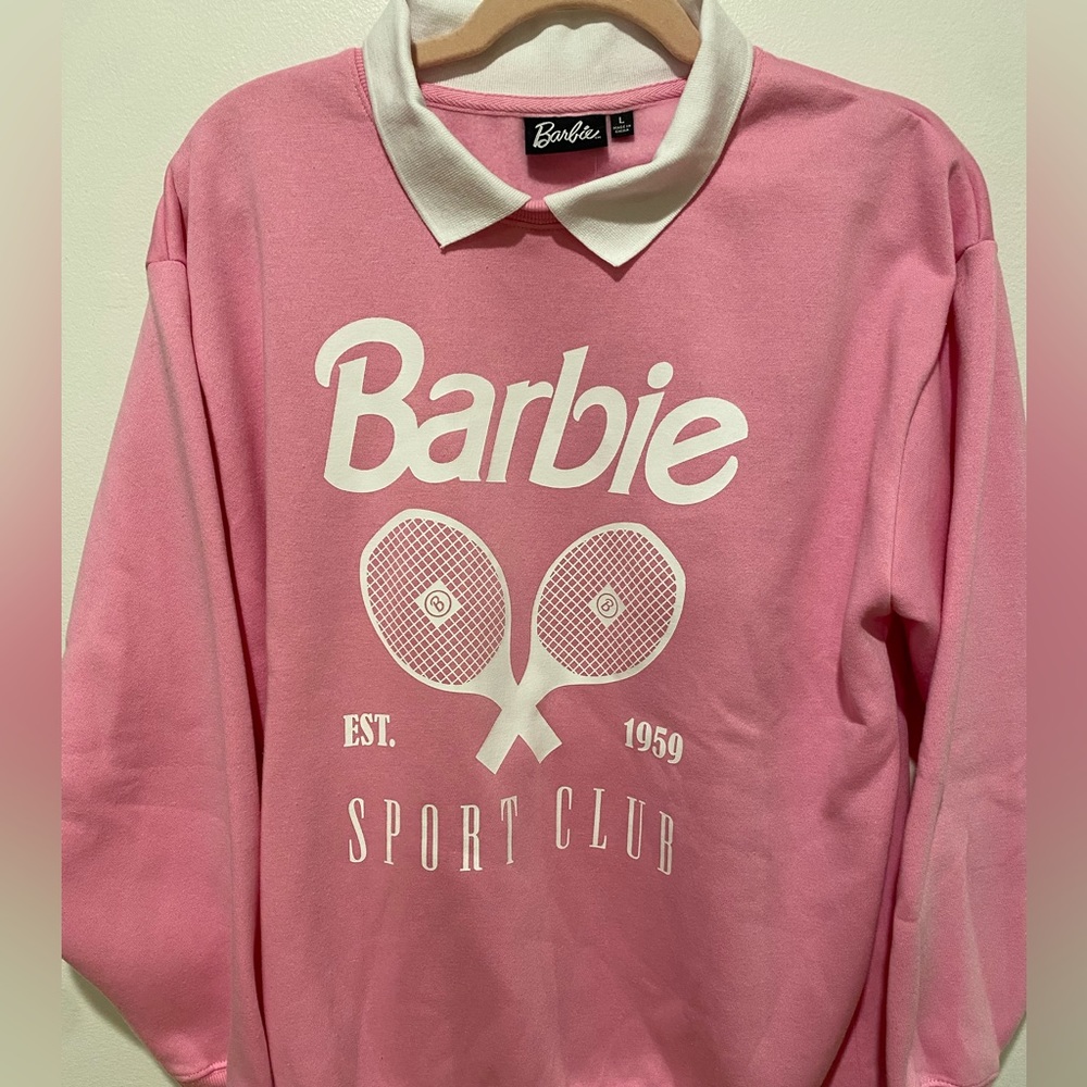 Barbie collard sport club sweatshirt